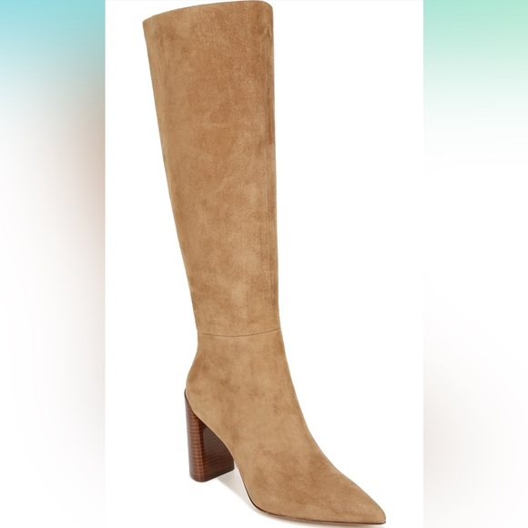 Vince Shoes - Vince women’s Pilar boots knee high suede in Dark Amber